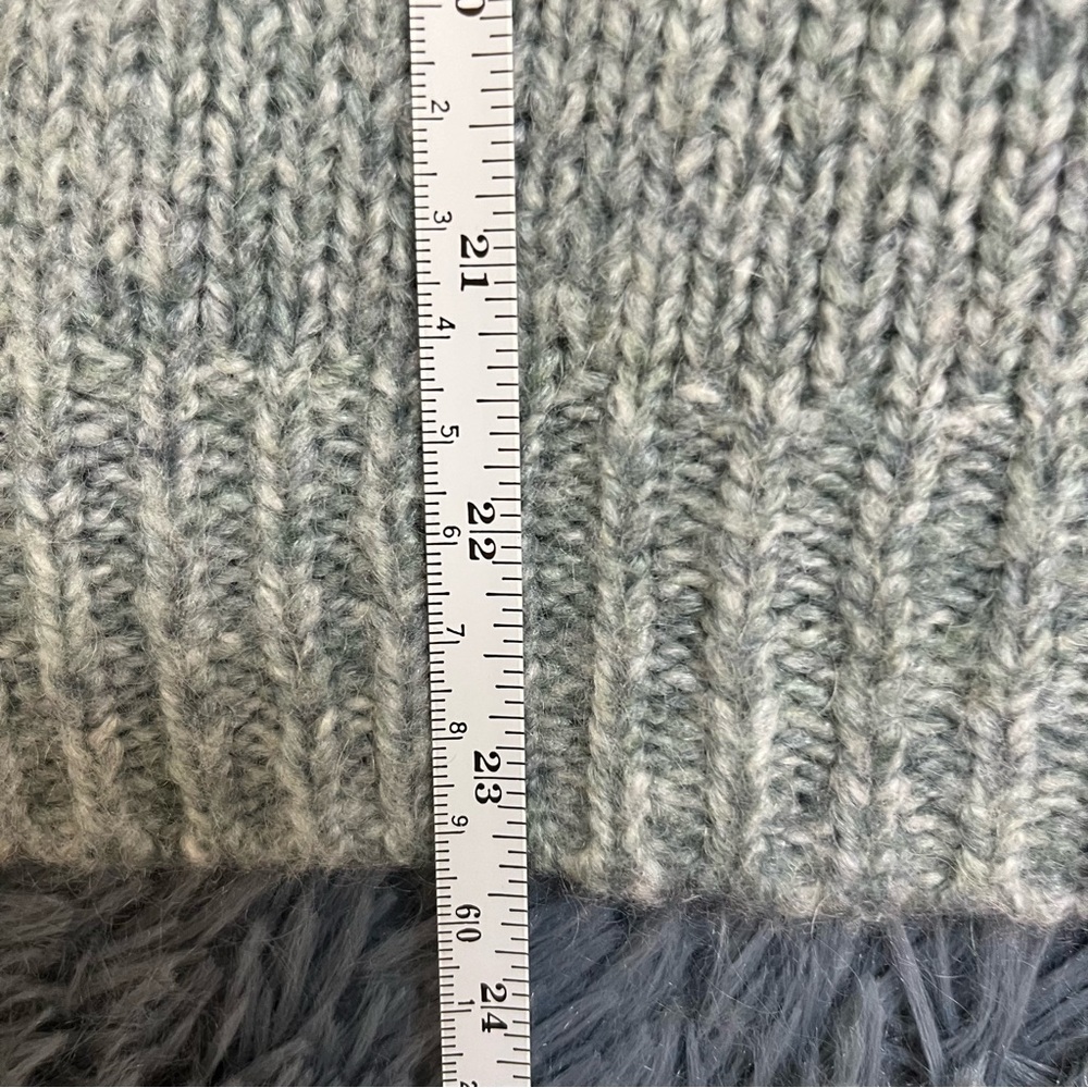 Hartford Blue Mohair Wool Blend Sweater - size 3 - Picture 8 of 10
